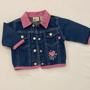Vintage Faded Glory Denim Jacket - Size 3-6 Months